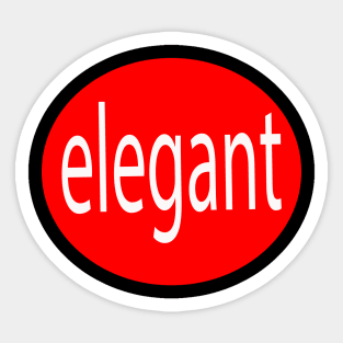 Elegant Sticker